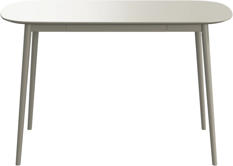 Escritorio Eje minimalista con cubierta clara
