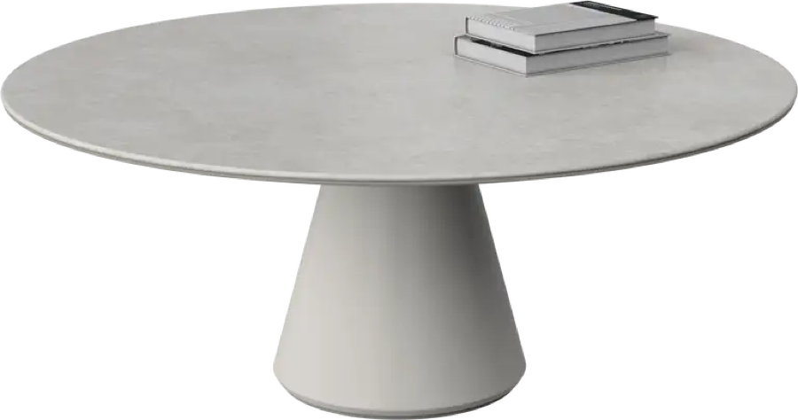 Mesa de centro Piedra con base cónica